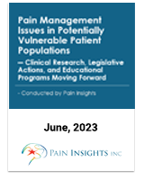 Pain Management Issues in Potentially Vulnerable Patient Populations report cover